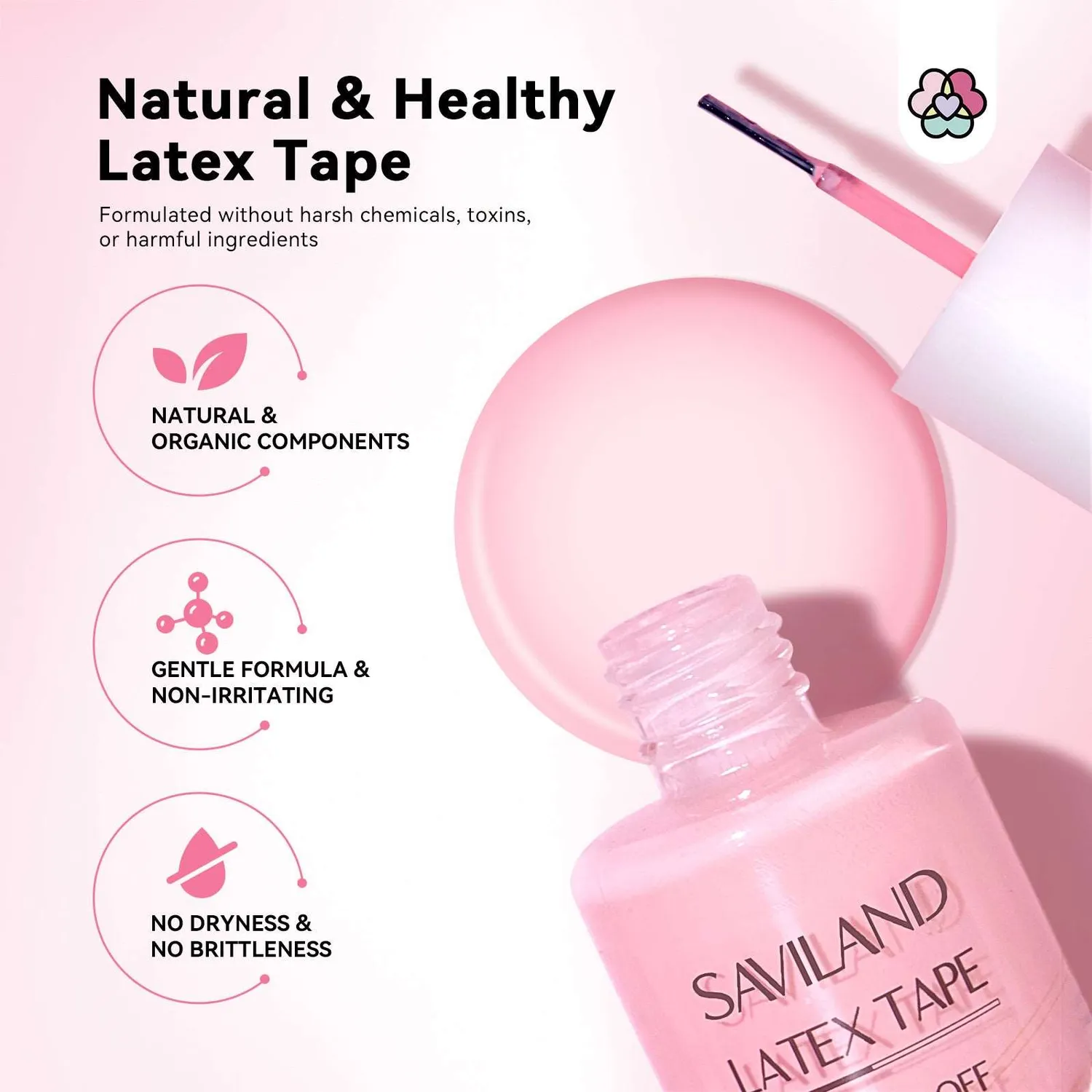 Saviland Liquid Latex Barrier lattice liquido unghie peel-off