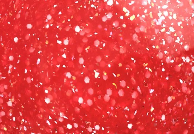 Miss Nella Croco Dazzle smalto rosso glitter peel off