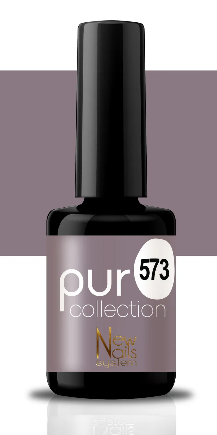 New Nails System Black & White 573 Smalto Semipermanente Tortora