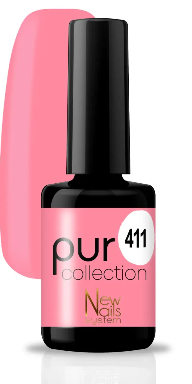 New Nails System Lollipop 411 smalto semipermanente rosa fluo