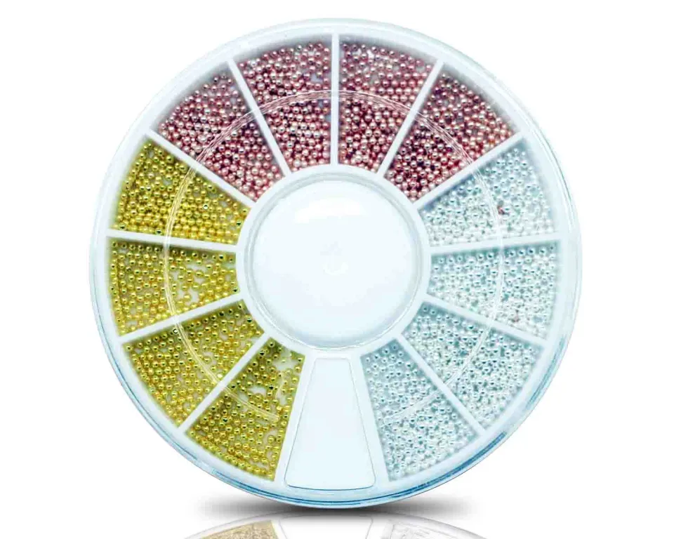 New Nails System Kit Perle Nail Art Mix Colori