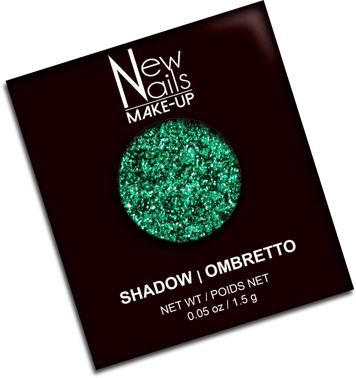New Nails System EG23 Glass Apple ombretto glitter verde 1,5 g