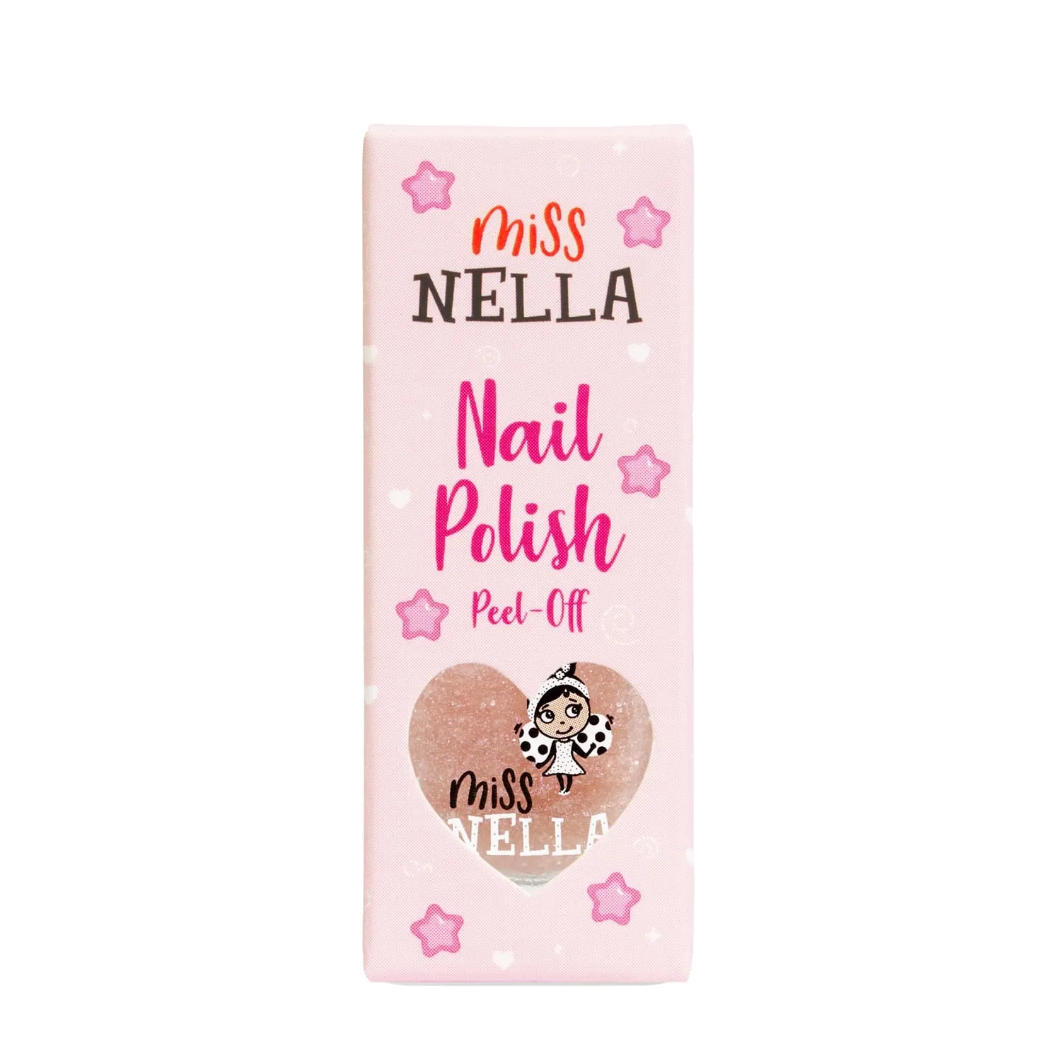Miss Nella Abracadabra Glitter top coat rosa glitter