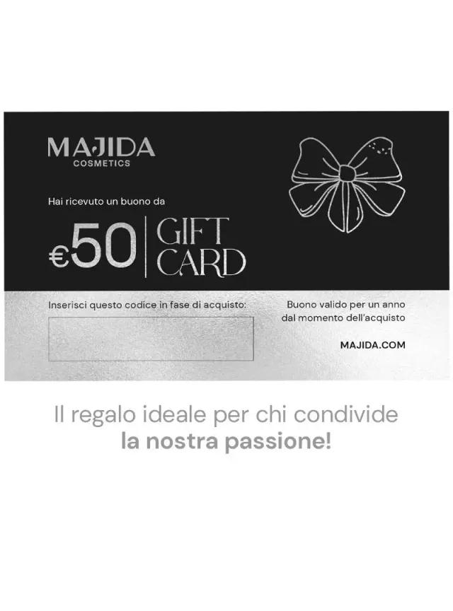 Majida Cosmetics Gift Card buono regalo 50 euro