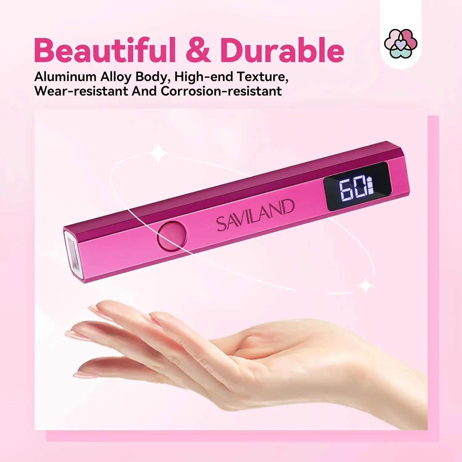 Saviland Mini lampada UV unghie 12W con display LCD