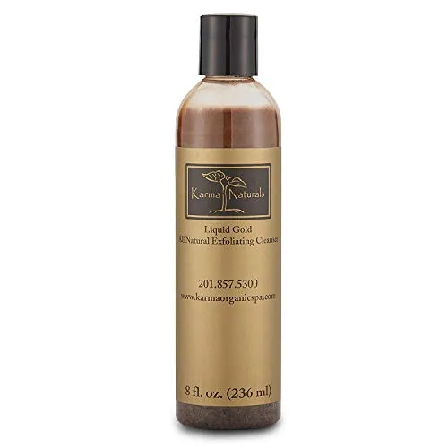 Karma Organic Liquid Gold detergente viso esfoliante 8 oz antiage
