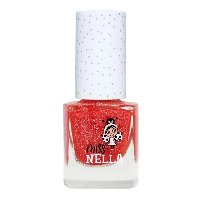 Miss Nella Croco Dazzle smalto peel off rosso glitter