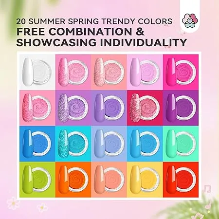 Saviland Dip Powder kit 20 colori con fresa e liquidi