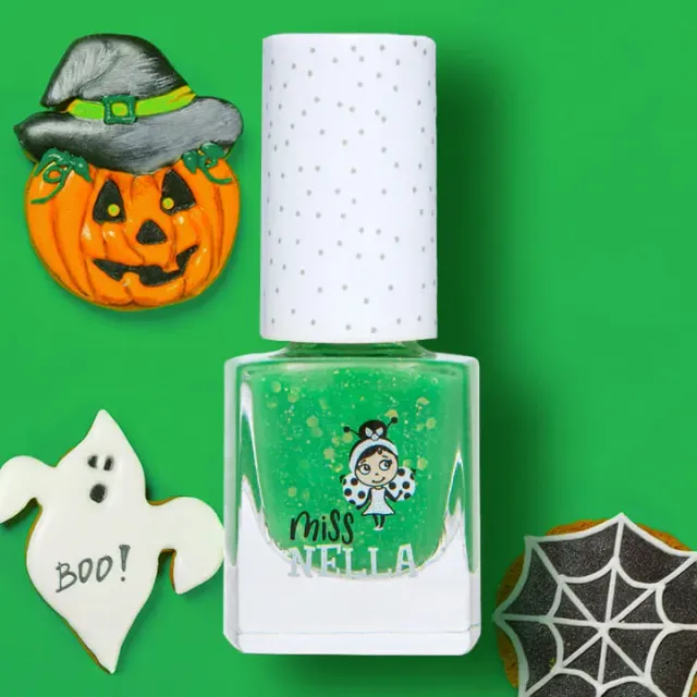 Miss Nella Kiss The Frog Smalto Verde Glitter Peel Off