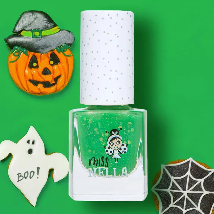 Miss Nella Kiss The Frog Smalto Verde Glitter Peel Off