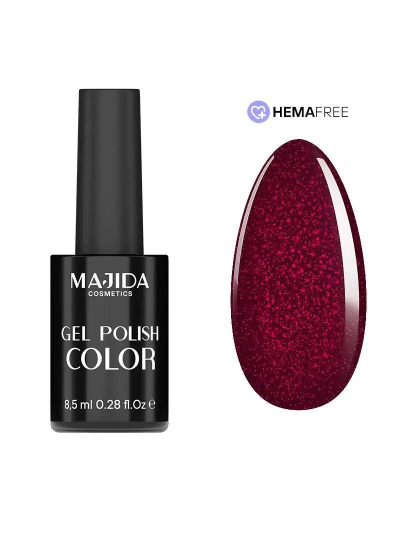 Majida Cosmetics Gel Polish Crimson Dust smalto 8,5 ml rosso