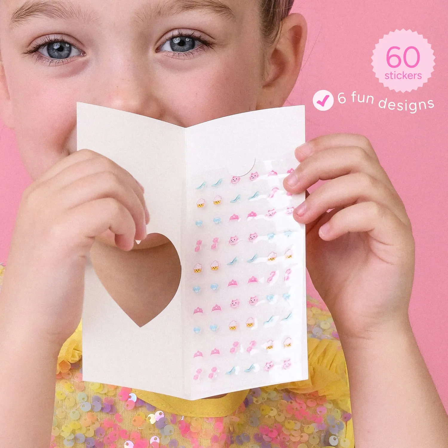 Miss Nella Pretty Pop stickers unghie 60 pezzi