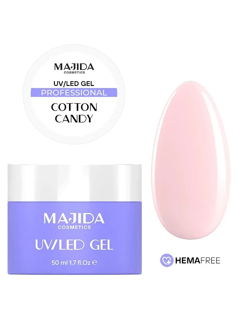 Majida Professional Cotton Candy gel 50ml lattiginoso