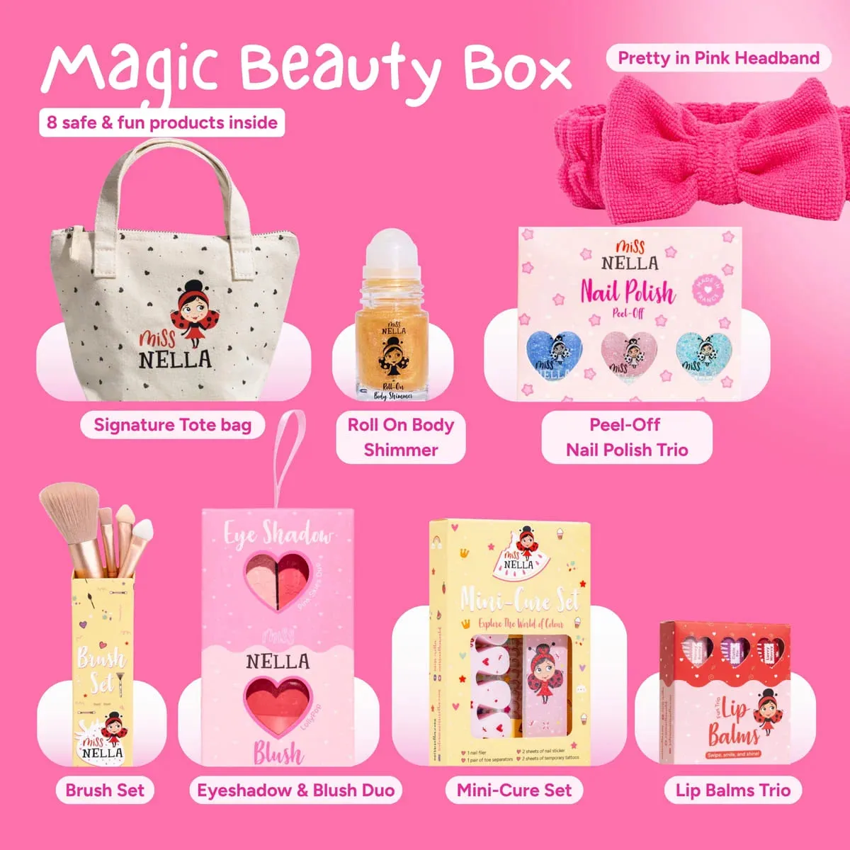 Miss Nella Magic Beauty Box cofanetto trucco bambina