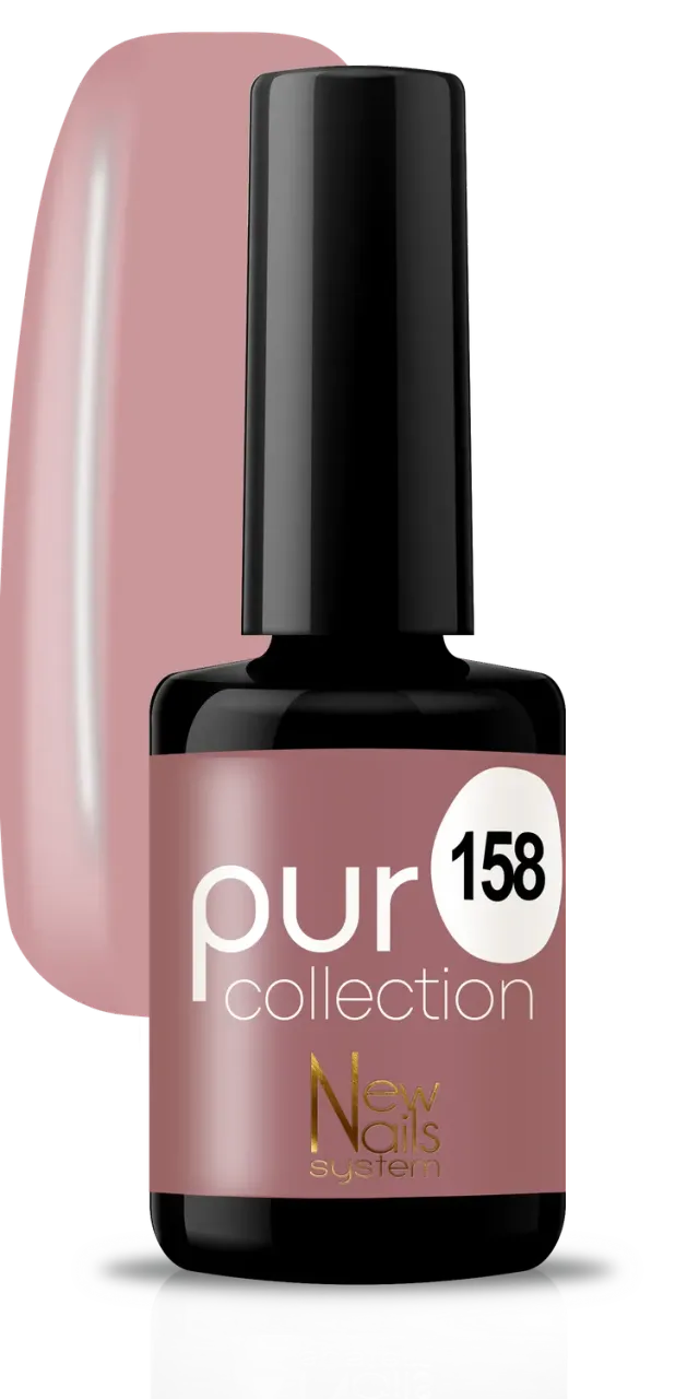 New Nails System Cowgirl 158 smalto rosa mattone coprente