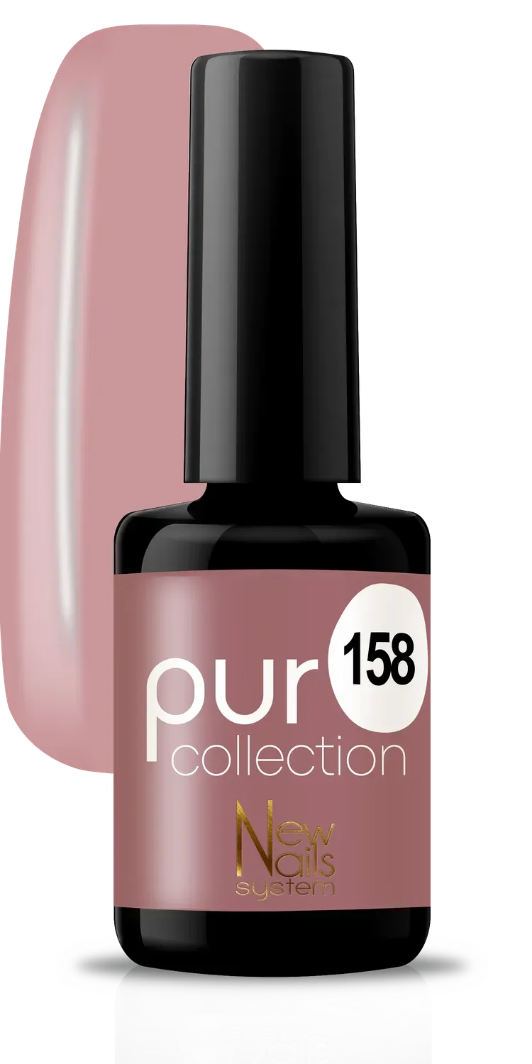 New Nails System Cowgirl 158 smalto rosa mattone coprente
