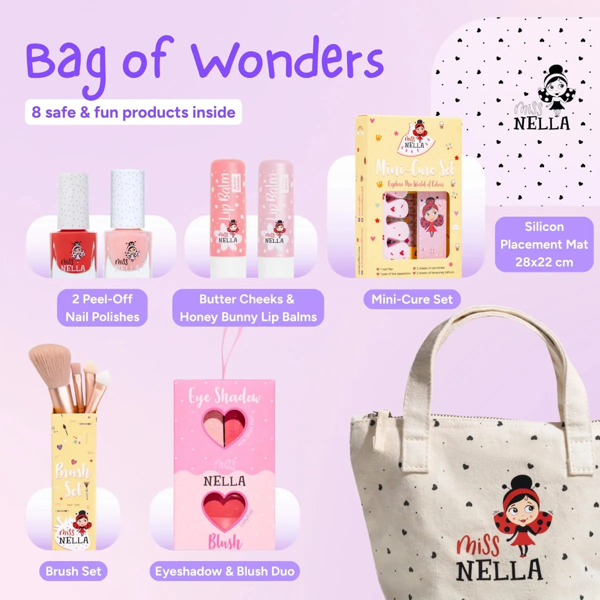 Miss Nella Bag of Wonders set trucco bambina atossico