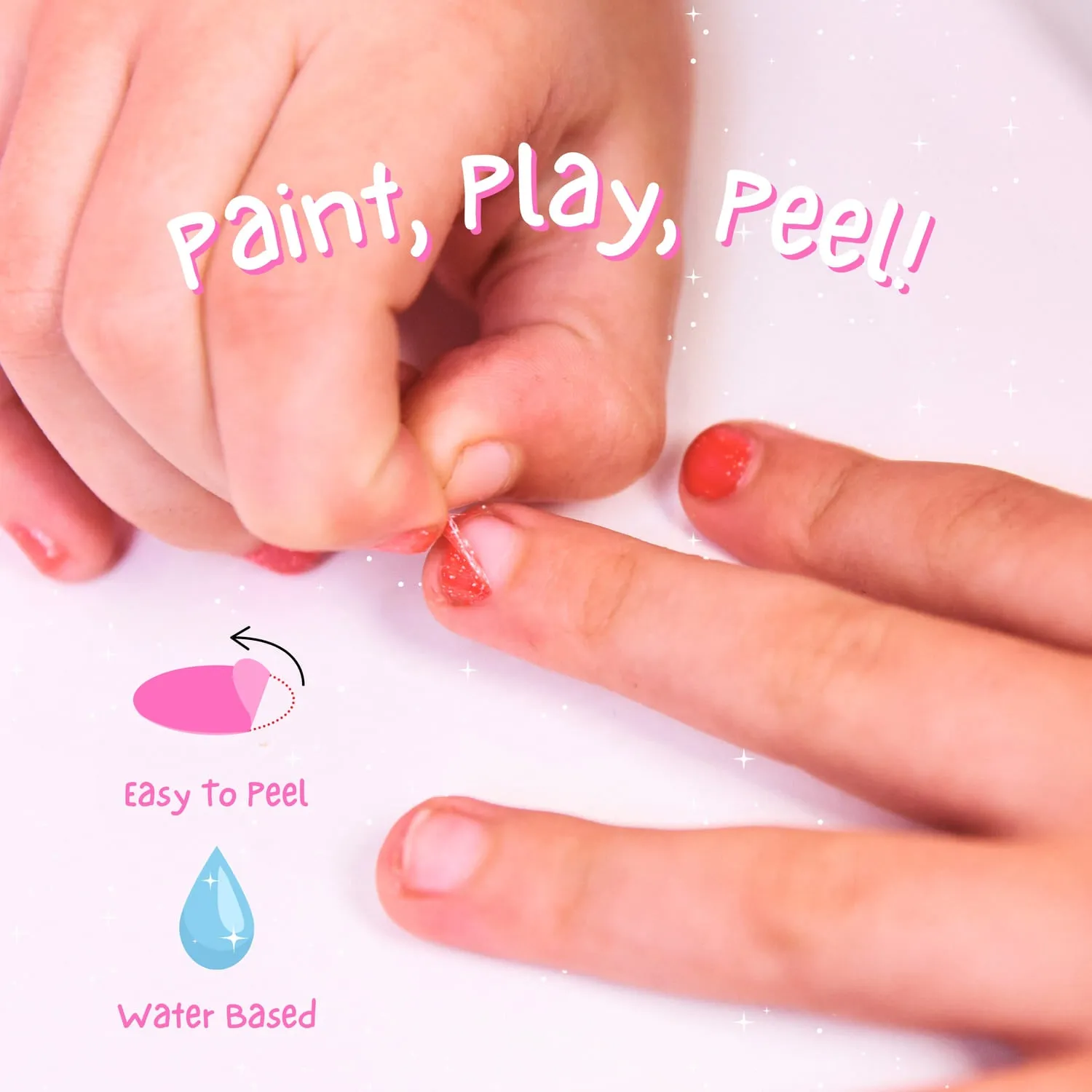 Miss Nella Cherry Macaroon smalto peel off corallo bambina