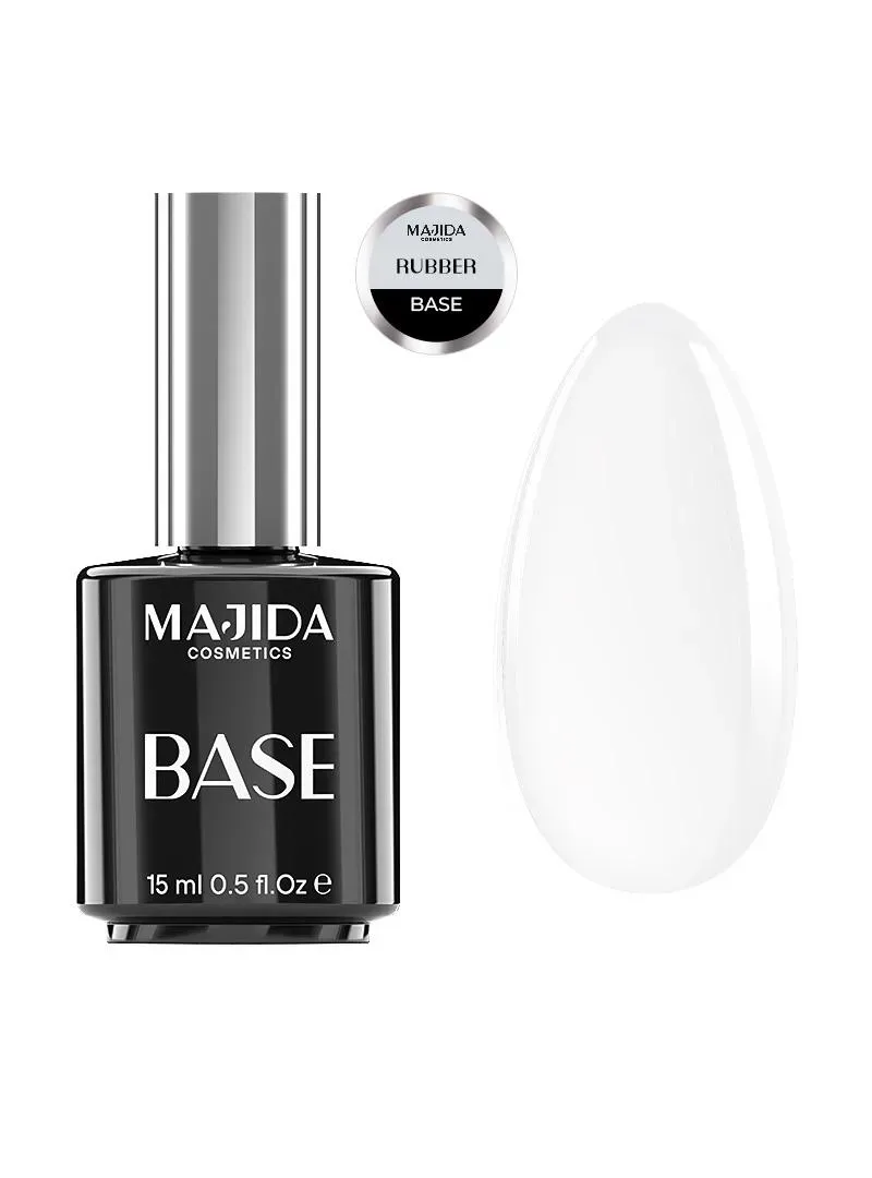 Majida Cosmetics Base Rubber base 15 ml HEMA free rinforzante
