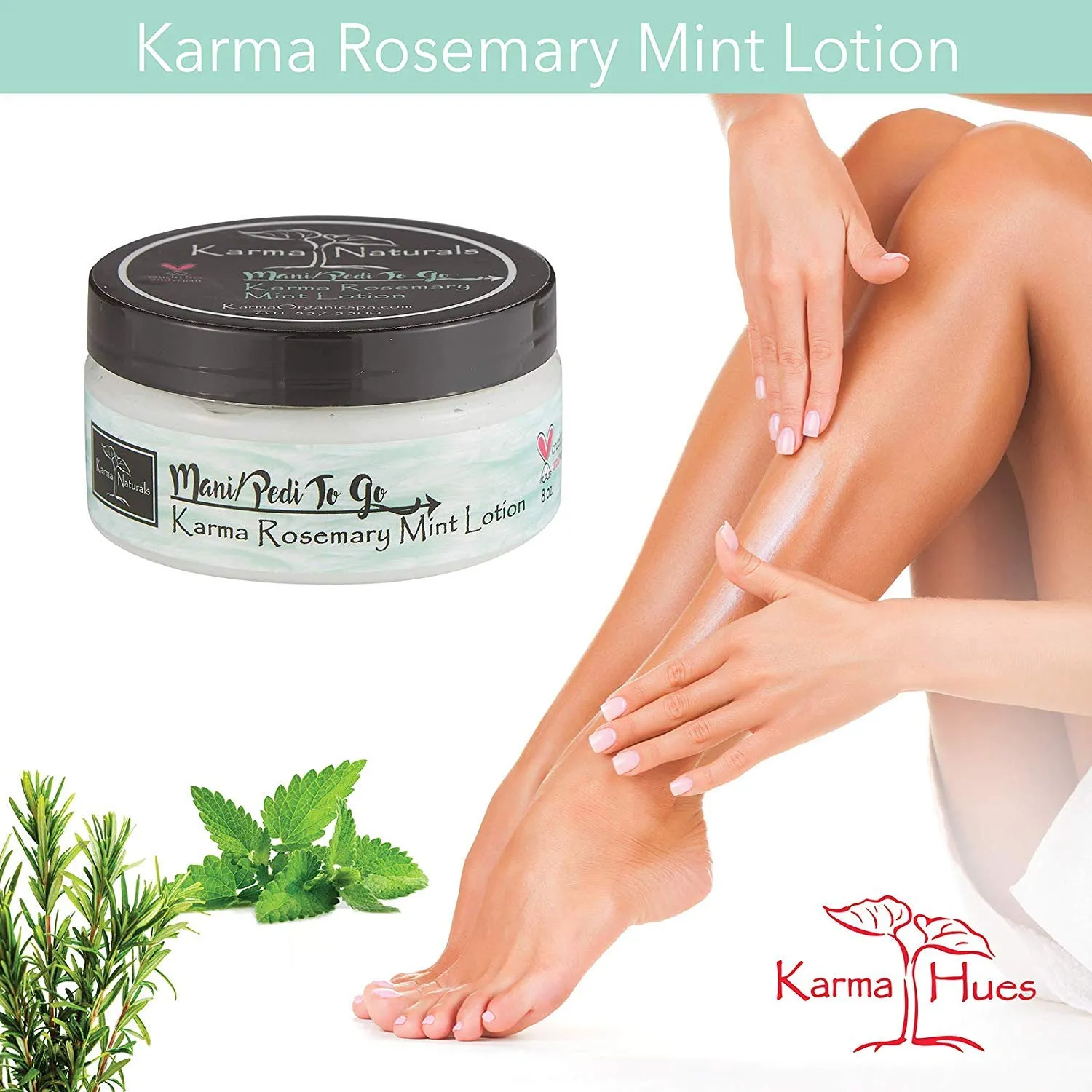 Karma Organic Rosmarino Menta lozione corpo pelle grassa