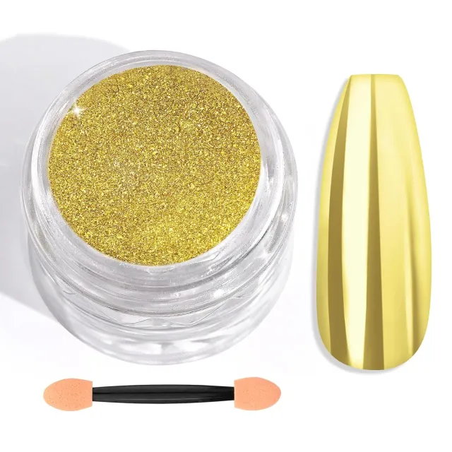 Saviland Polvere Chrome Oro 1g Effetto Specchio Lunga Tenuta