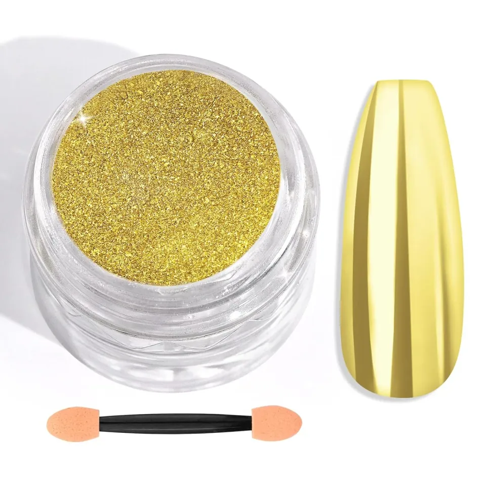 Saviland Polvere Chrome Oro 1g Effetto Specchio Lunga Tenuta