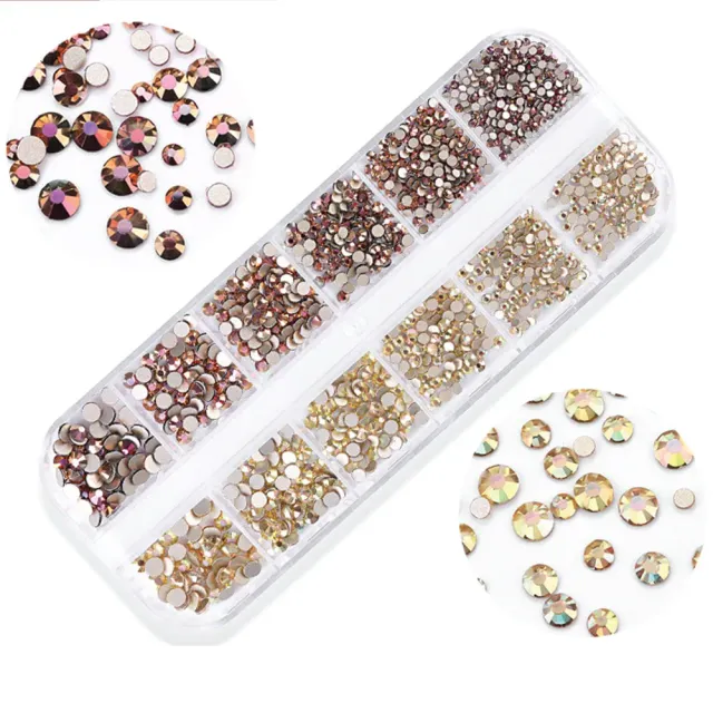 New Nails System Strass Kit 10 strass unghie mix misure