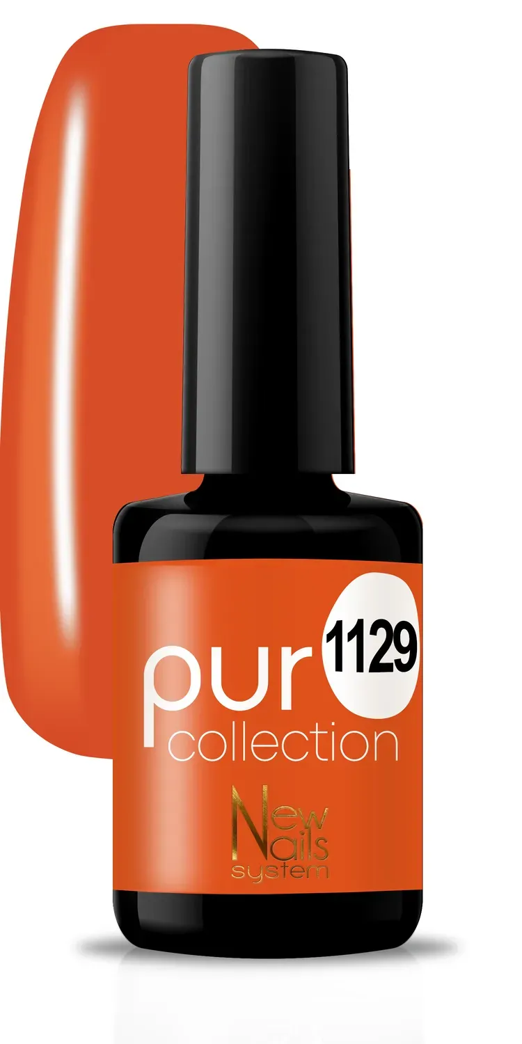 New Nails System Autunno Italiano 1129 smalto arancio corallo