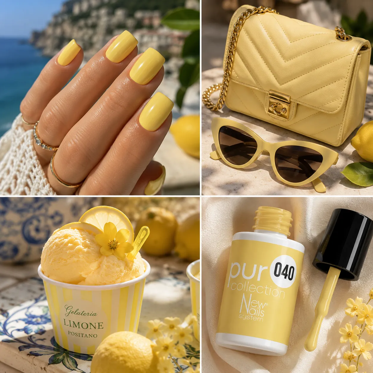 New Nails System Candies 040 smalto semipermanente Lemon Candy