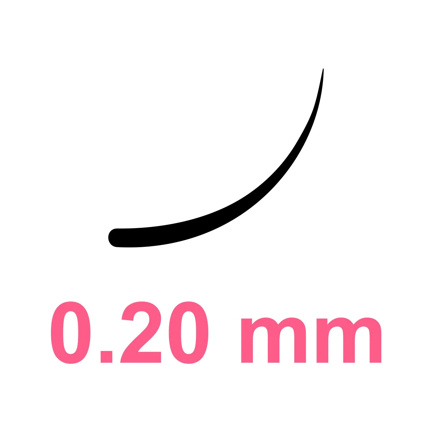 New Nails System extension ciglia curva D spessore 0.05 miste