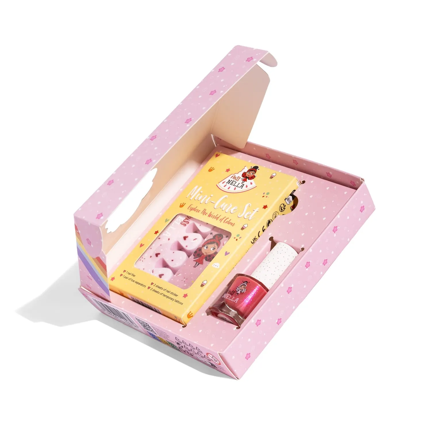 Miss Nella Rainbow Mani Magic Set kit smalti bambina