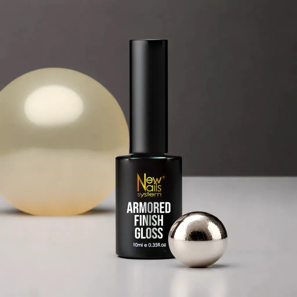 New Nails System Armored Finish Gloss top coat vetro 10 ml