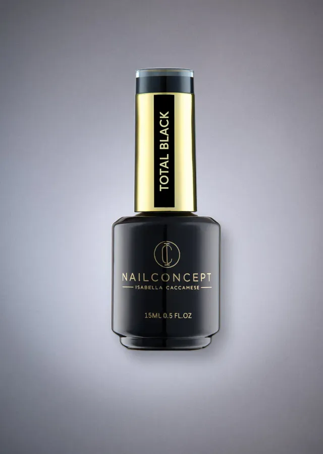 Nail Concept INKColor Total Black smalto semipermanente 15 ml nero