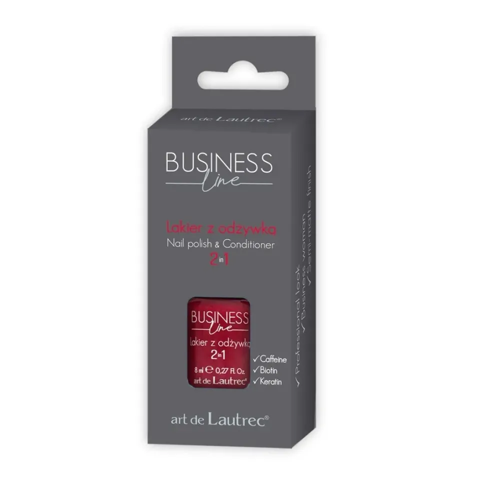 Ados Business Line smalto unghie 2in1 8 ml semi-mat