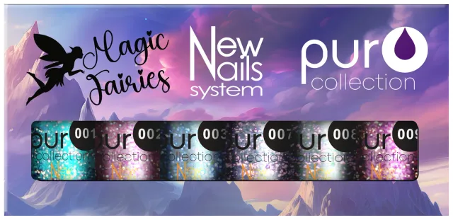 New Nails System Magic Fairies Set 6 Smalti Semipermanenti