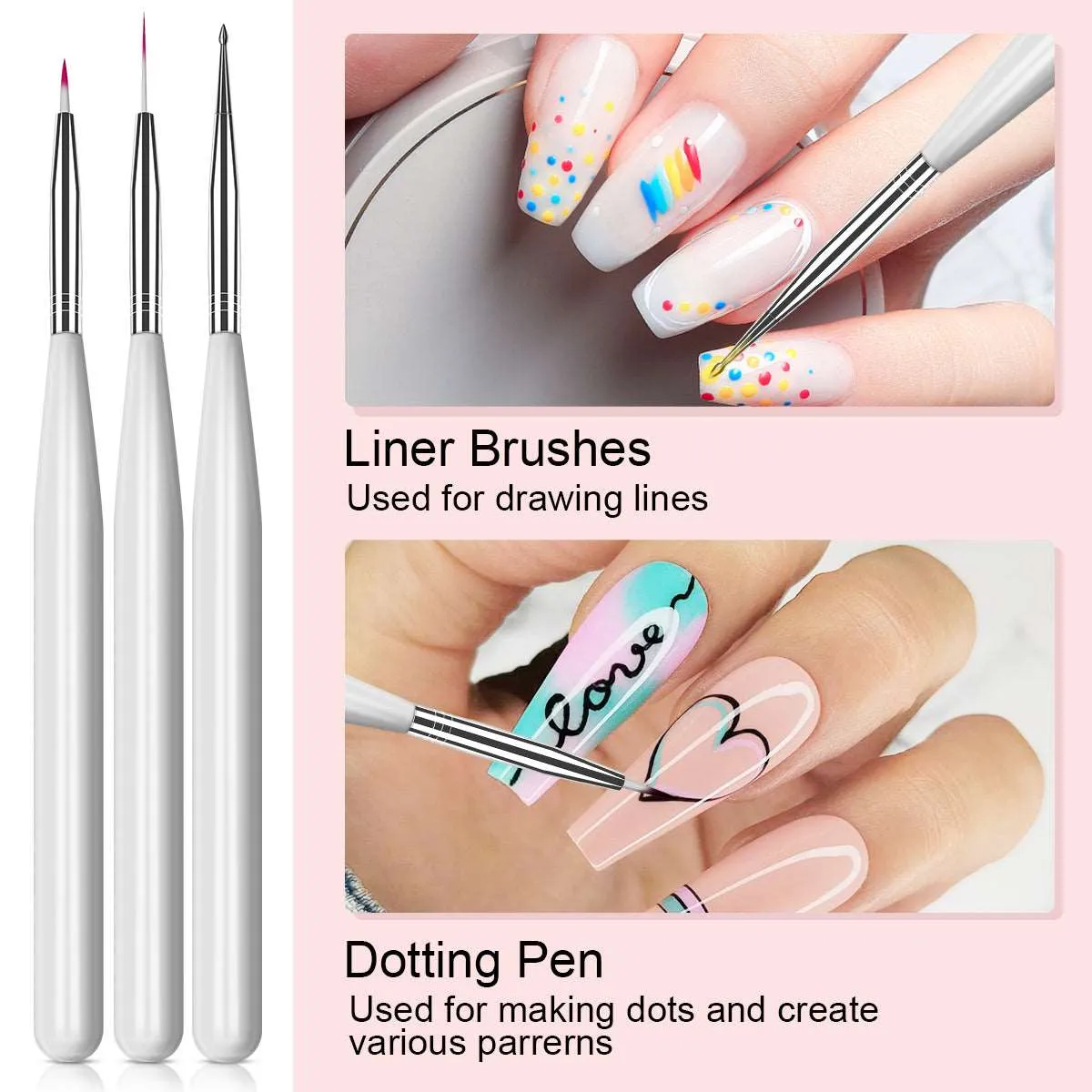 Saviland Spider Gel Nail Art 6 Colori Elastiche 6g