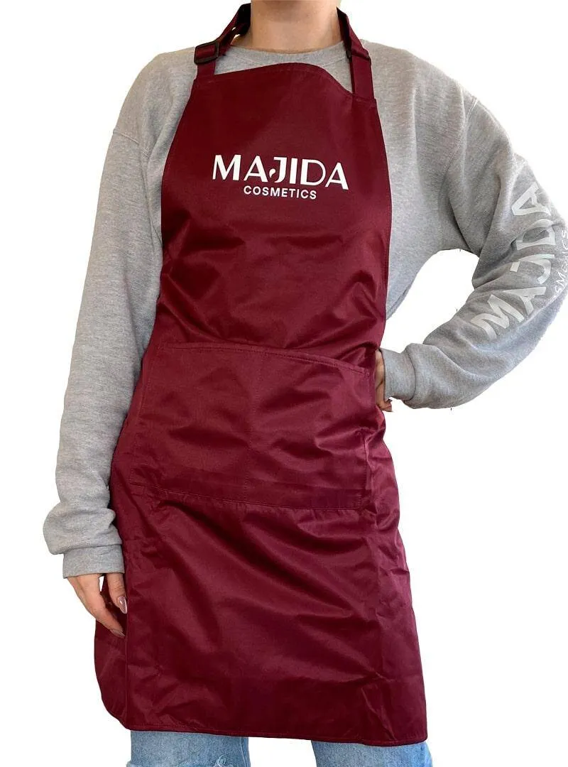 Majida grembiule bordeaux 67x78 cm poliestere salone