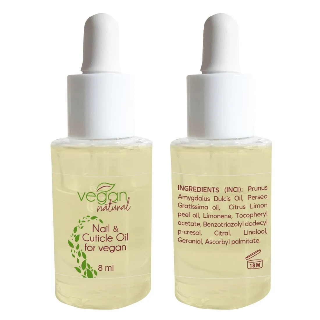 ADOS Nail Cuticle Oil olio cuticole vegano 8 ml limone