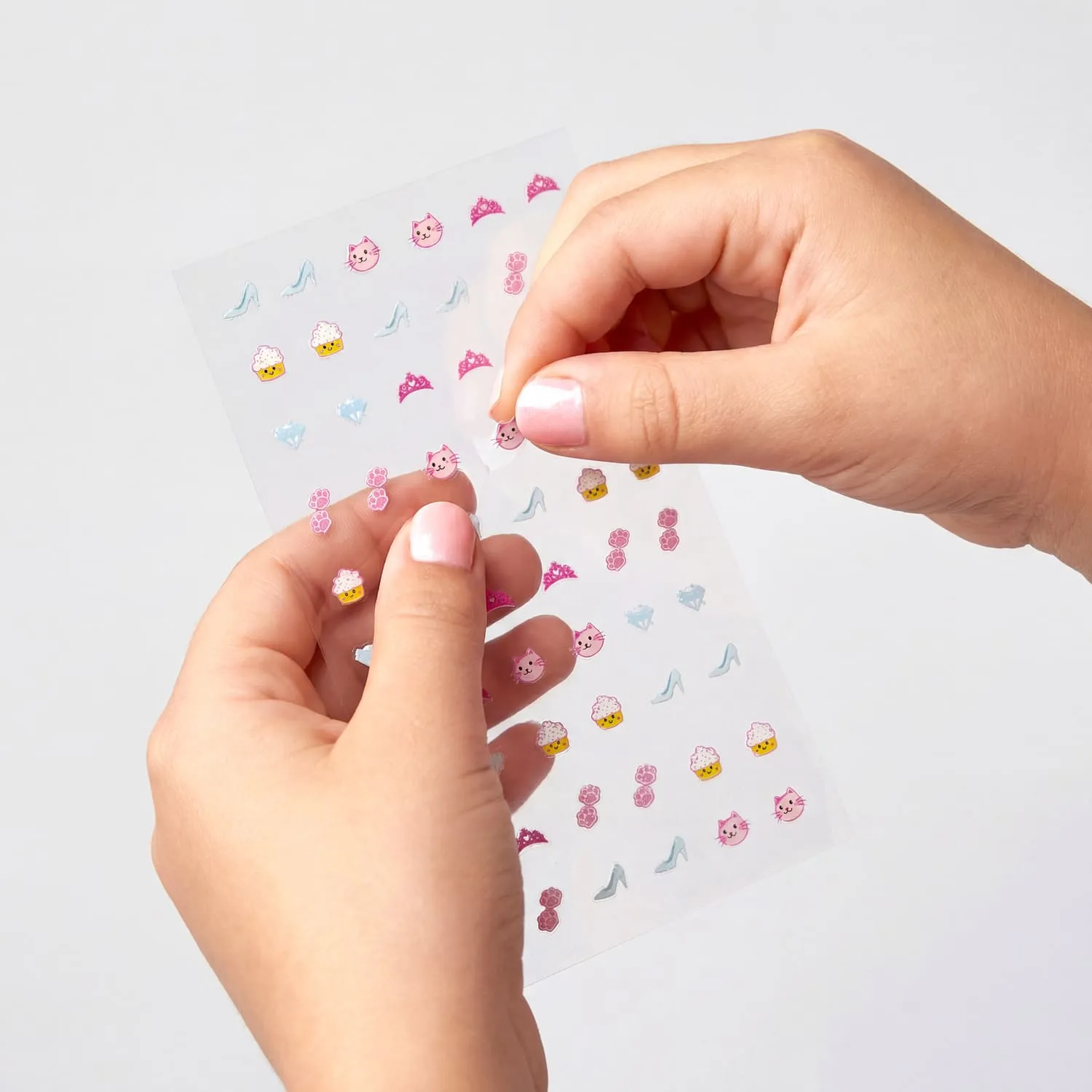 Miss Nella Nail Stickers adesivi unghie bambina 60 pezzi fantasia