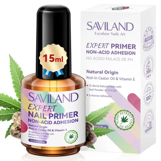 Saviland primer unghie senza acidi adesione 28 giorni