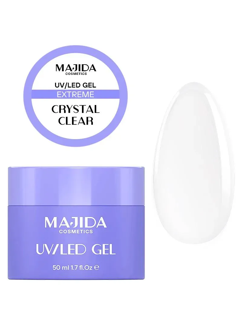 Majida Cosmetics Extreme Gel Crystal Clear gel costruttore 50 ml rigido