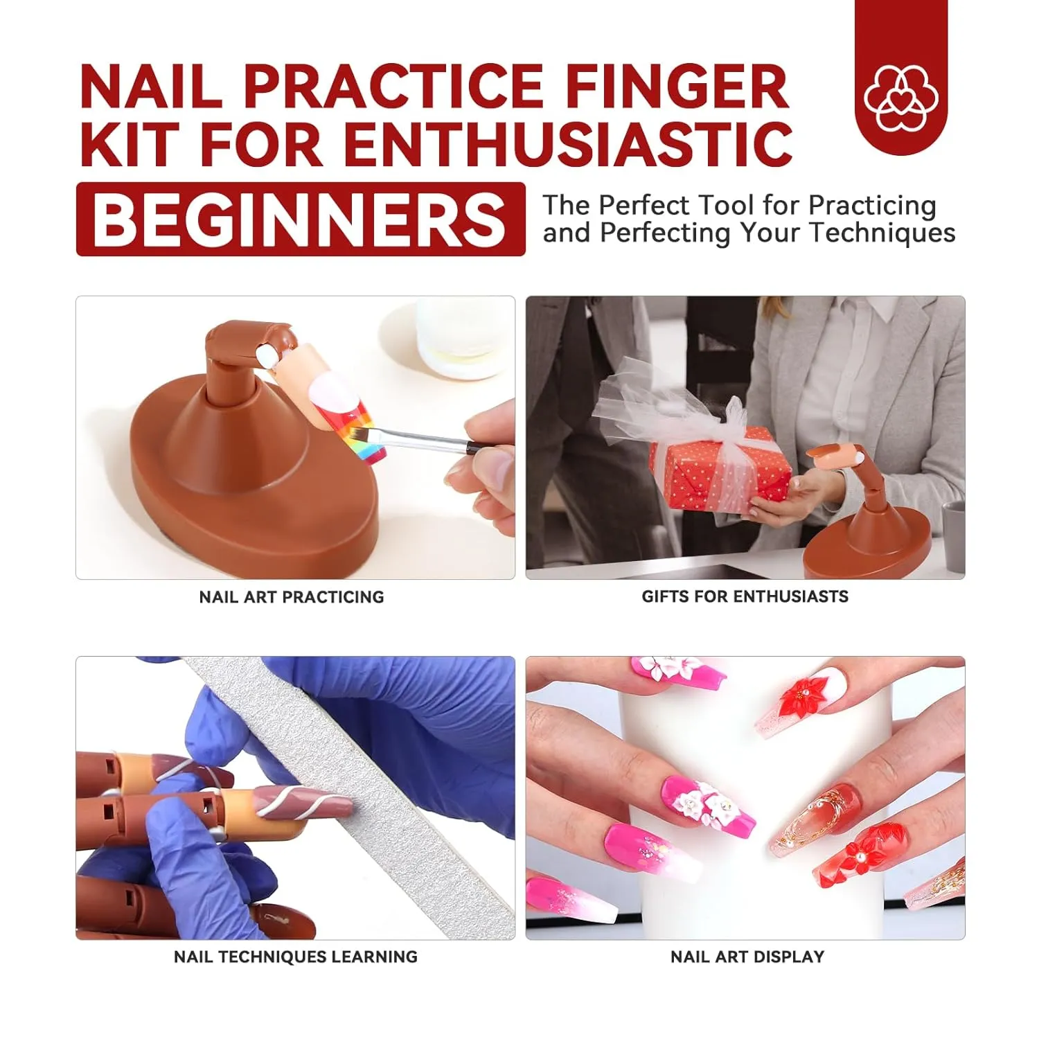 Saviland Practice Finger Kit prova unghie 3pz