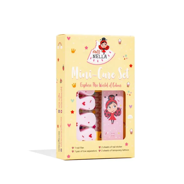 Miss Nella MiniCure set manicure bambina con tatuaggi