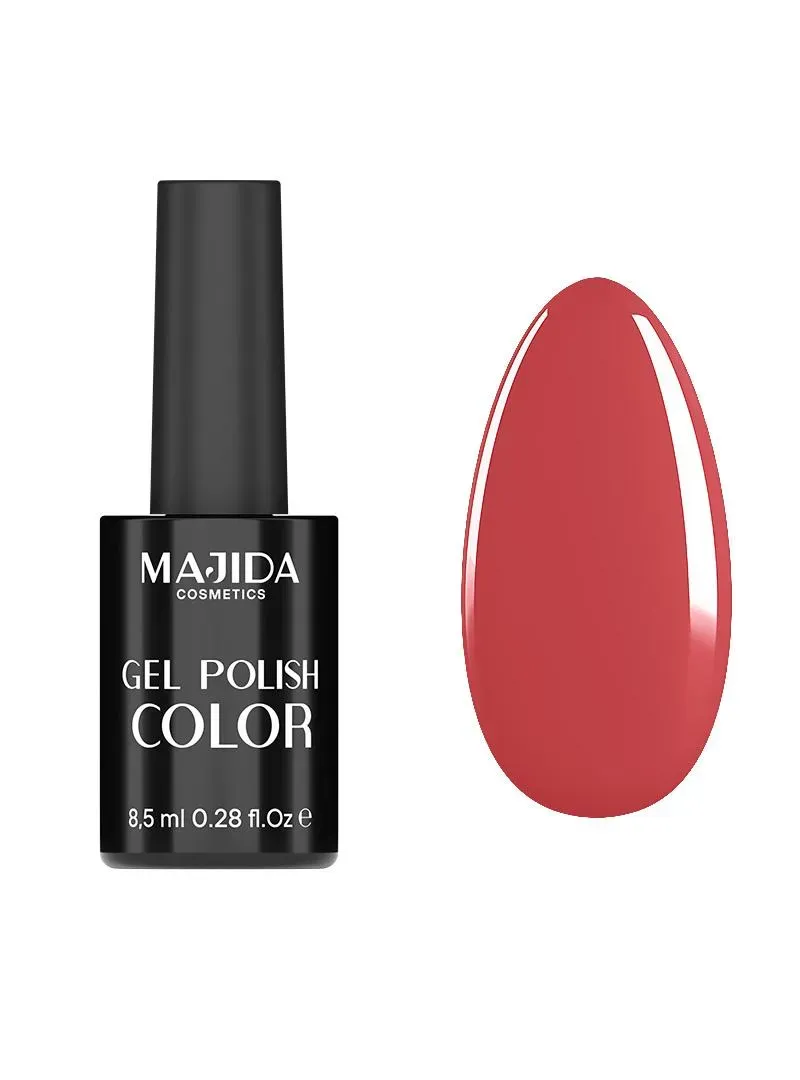 Majida Cosmetics Gel Polish Eros 8,5 ml smalto rosso coprente