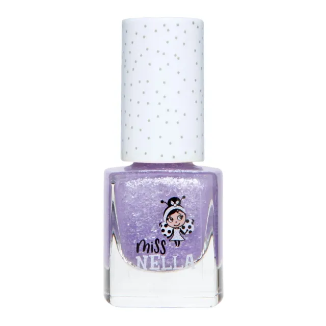 Miss Nella MN47 Sparkly Zebra smalto lilla glitter bimba