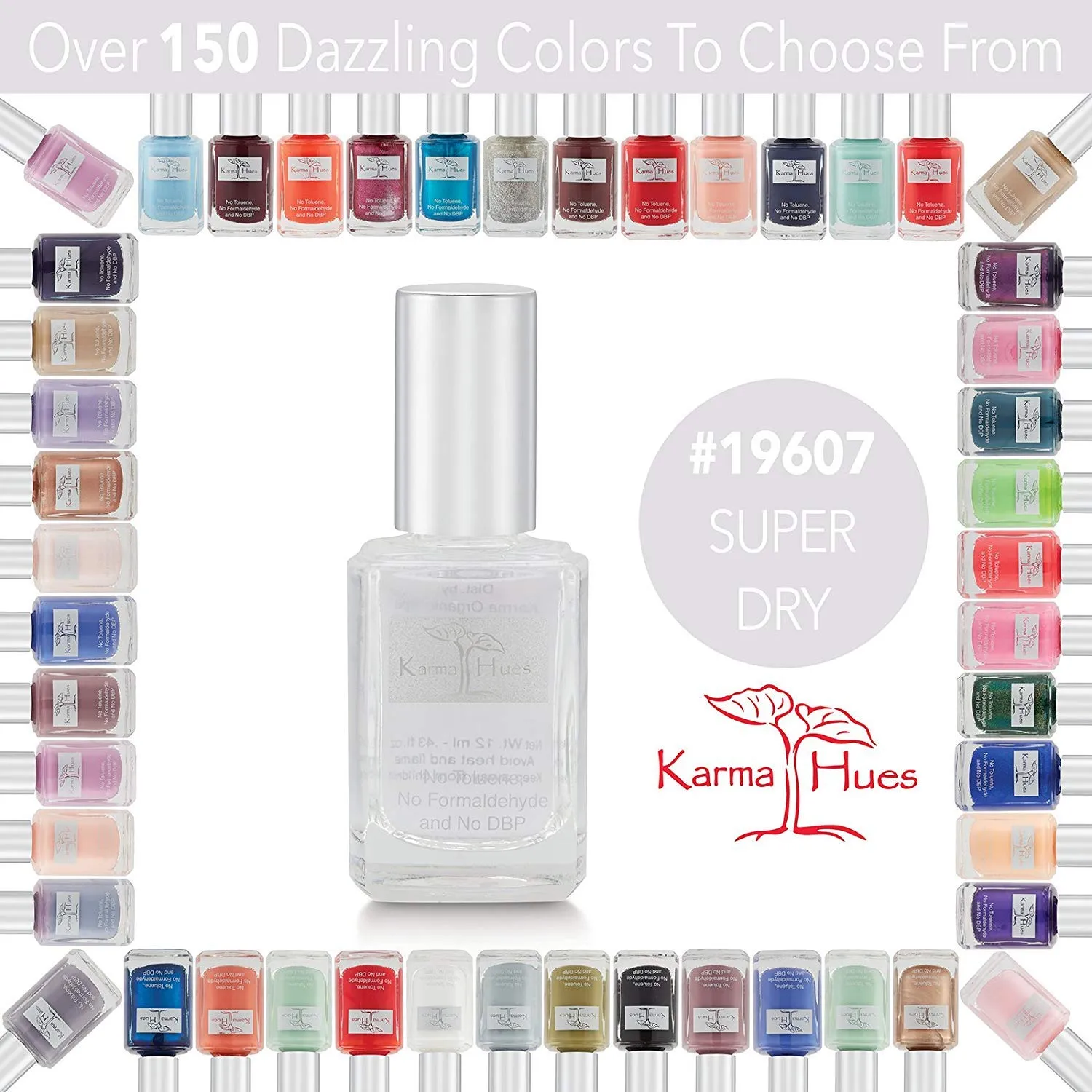Karma Organic asciugasmalto rapido top coat lucidante anti-giallo