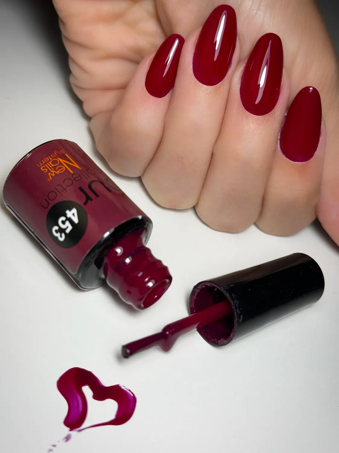 New Nails System Hot Cherry 453 smalto semipermanente ciliegia