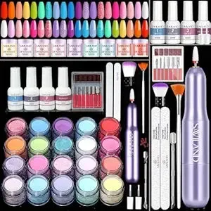 Saviland Dip Powder kit 20 colori con fresa e liquidi
