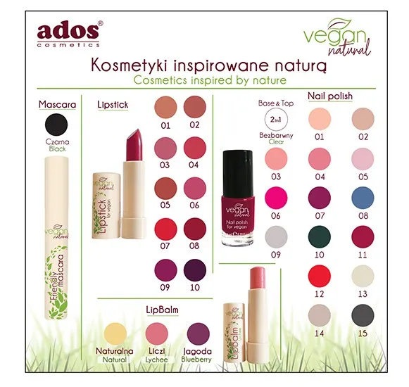 ADOS Nail Cuticle Oil olio cuticole vegano 8 ml limone