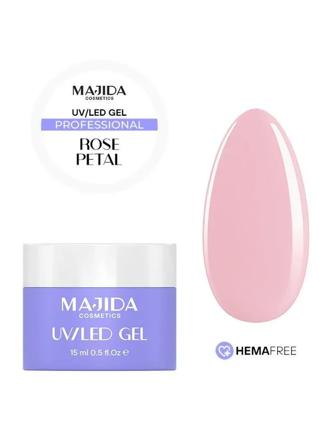Majida Professional Rose Petal gel 15ml cover rose